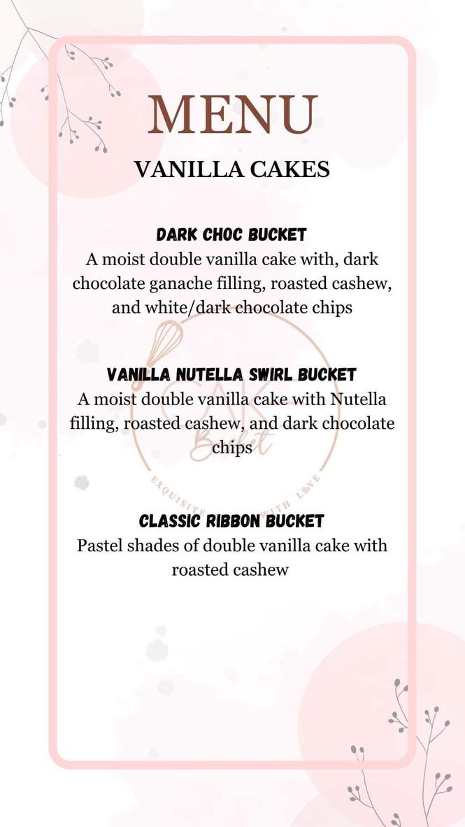 Vanilla Cakes